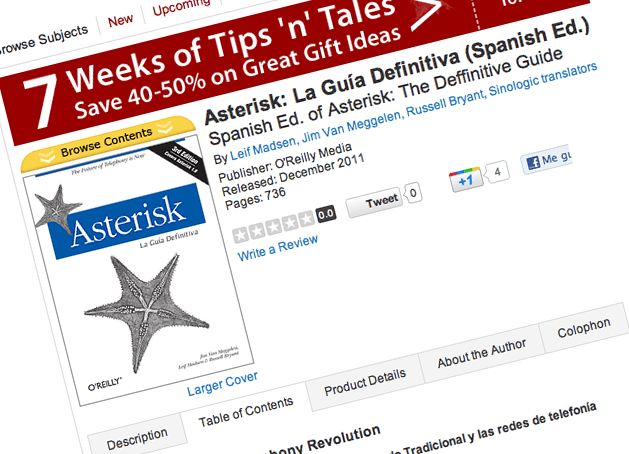 El libro Asterisk: The Definitive Guide, por fín en español