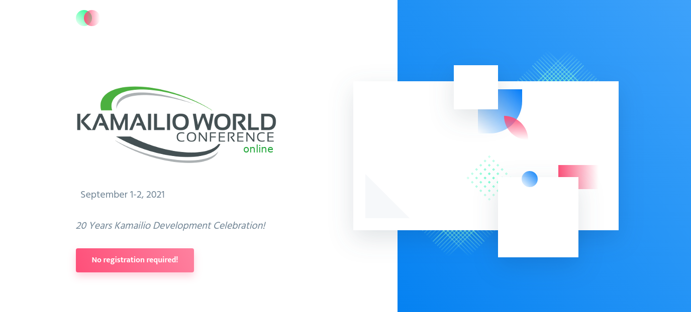 Kamailio cumple 20 años y lo celebra en su KamailioWorld
