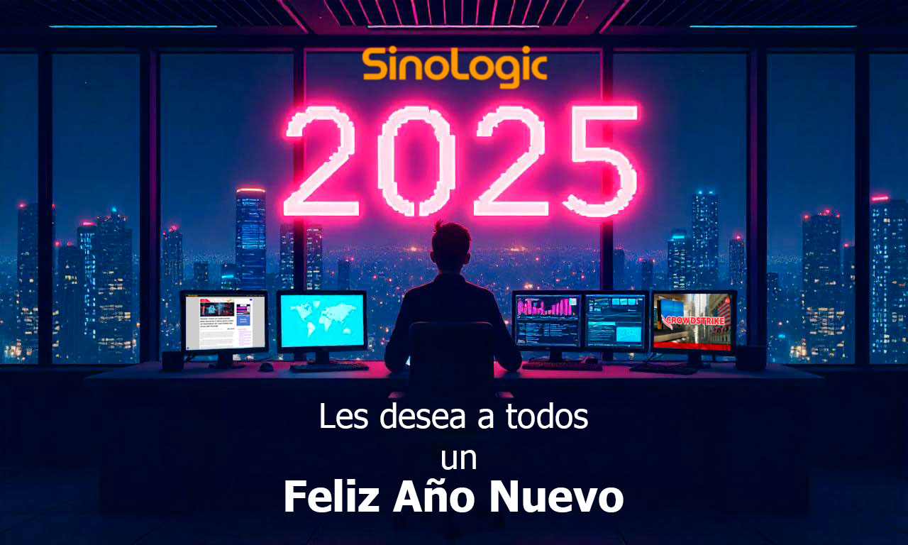 The SinoLogic team wishes you a Happy New Year 2025!