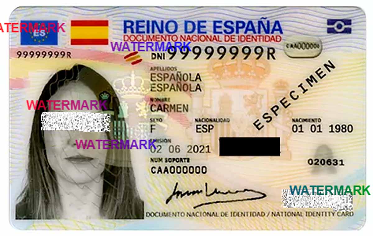 Cómo poner rápidamente una marca de agua a tu DNI o documento de identificación